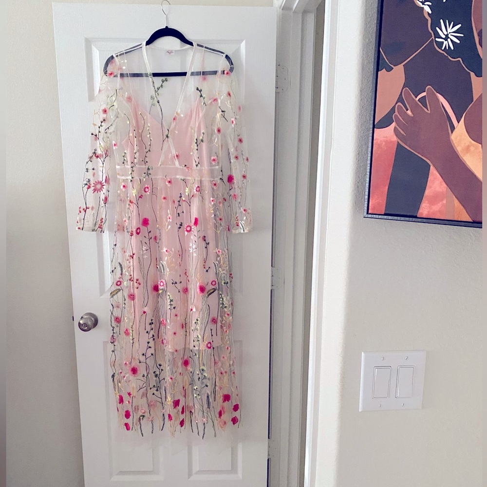 Ladies Maxi Two Piece Dress